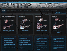 Tablet Screenshot of guitarforce.com